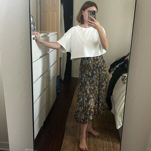 Abercrombie printed maxi skirt